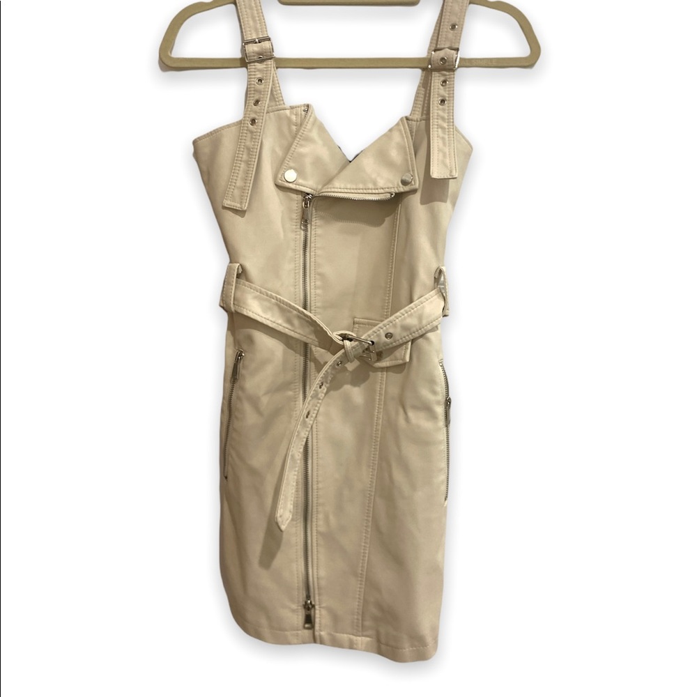 Leather Buckle Dress